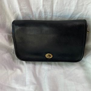 Coach vintage crossbody bag purse black